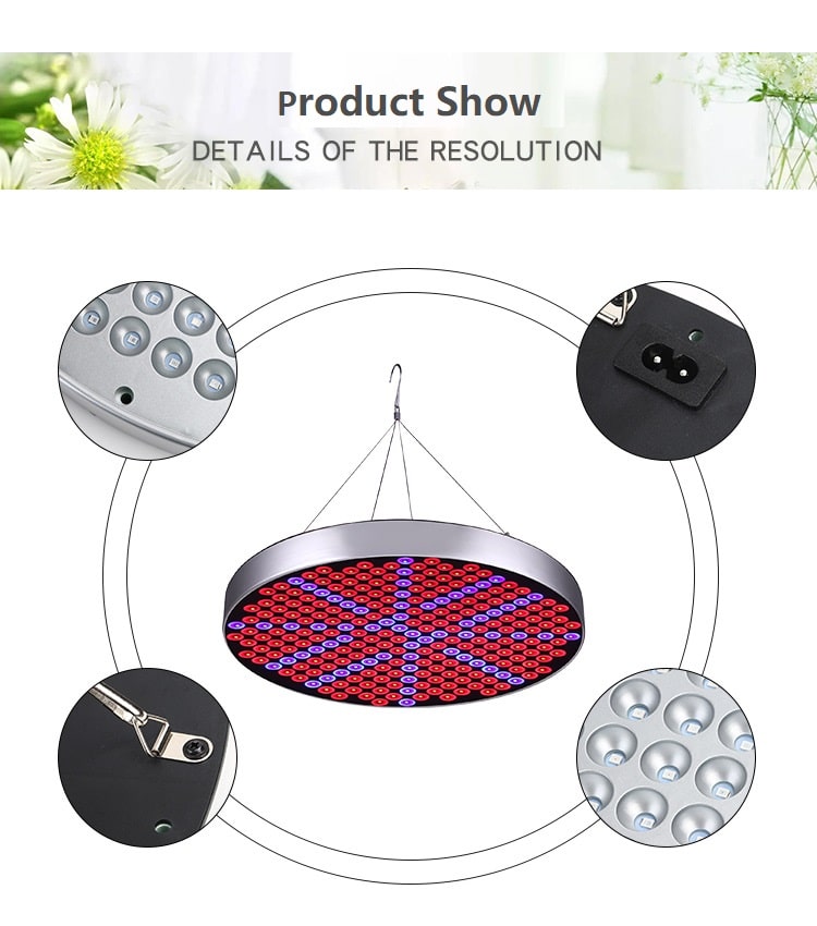 round LED grow light 50w, LED grow lights manufacturer