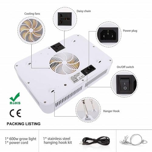 full spectrum LED grow light 600w/1000w