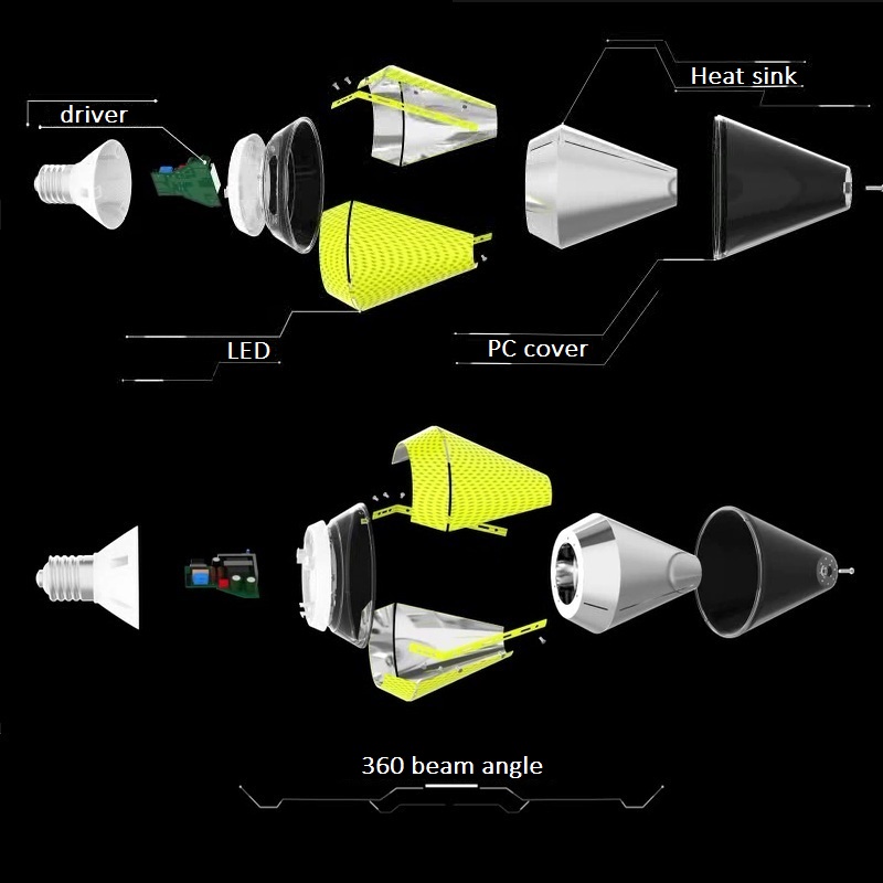 LED corn lights 30-120w high lumens 6