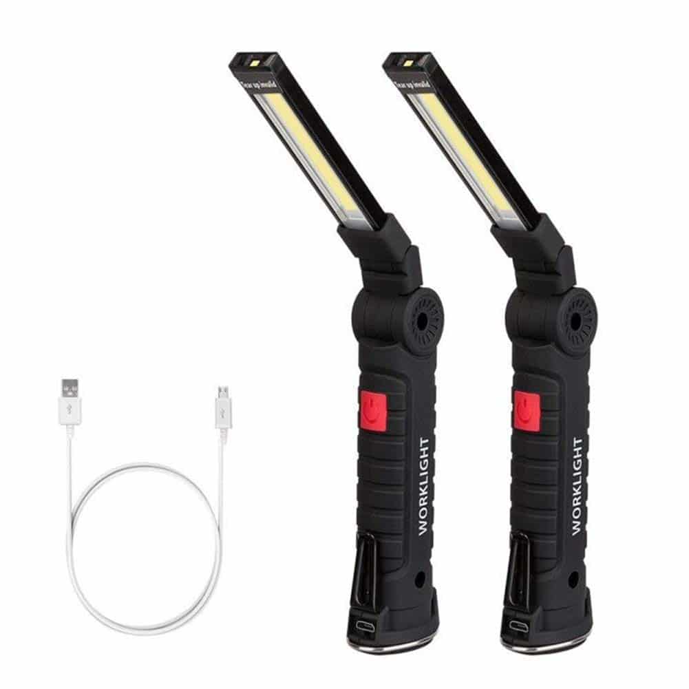 Rechargeable LED Work Light with Magnetic Base (360° Rotateable)